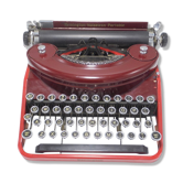 Remington Rand Red Typewriter