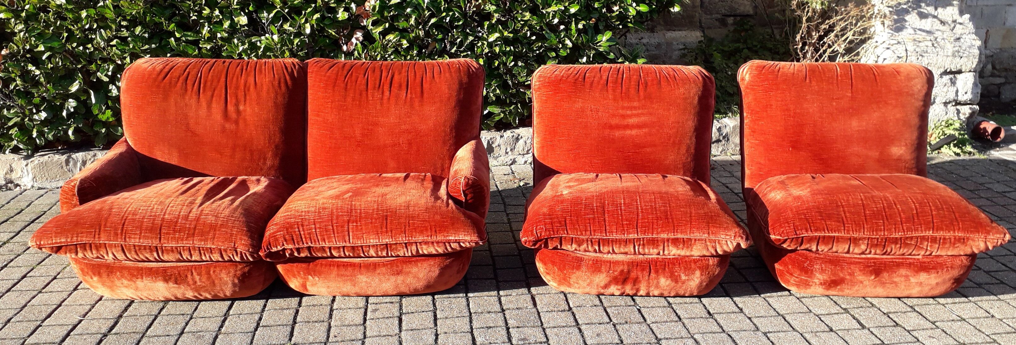 Airborne 70s sofa and heaters