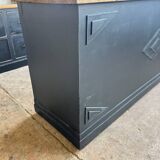Old counter with black patina