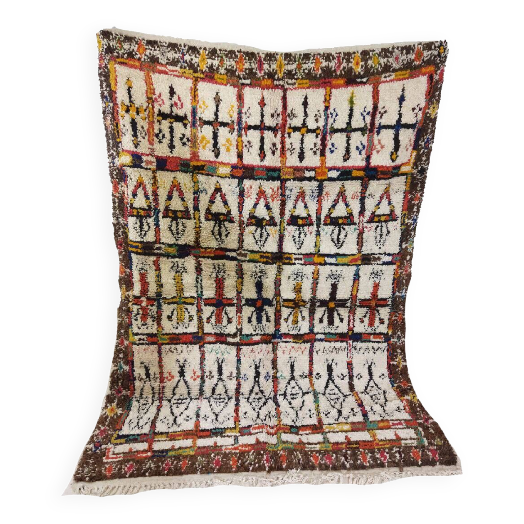 Handmade moroccan berber rug 230 x 167 cm
