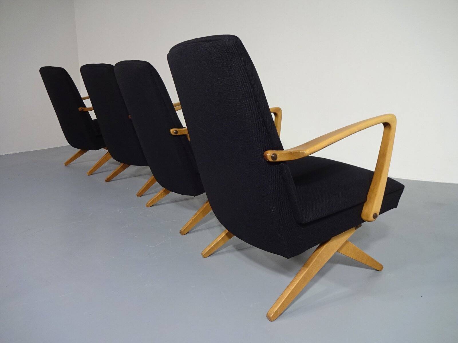 Mid-Century Scissor Chair from Knoll, Germany, 1950s