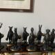 Bronze animal statuettes