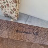 Pair of Baumann armchairs, signed, vintage Fan model