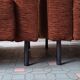 Pair of armchair Airborne 1960 velvet