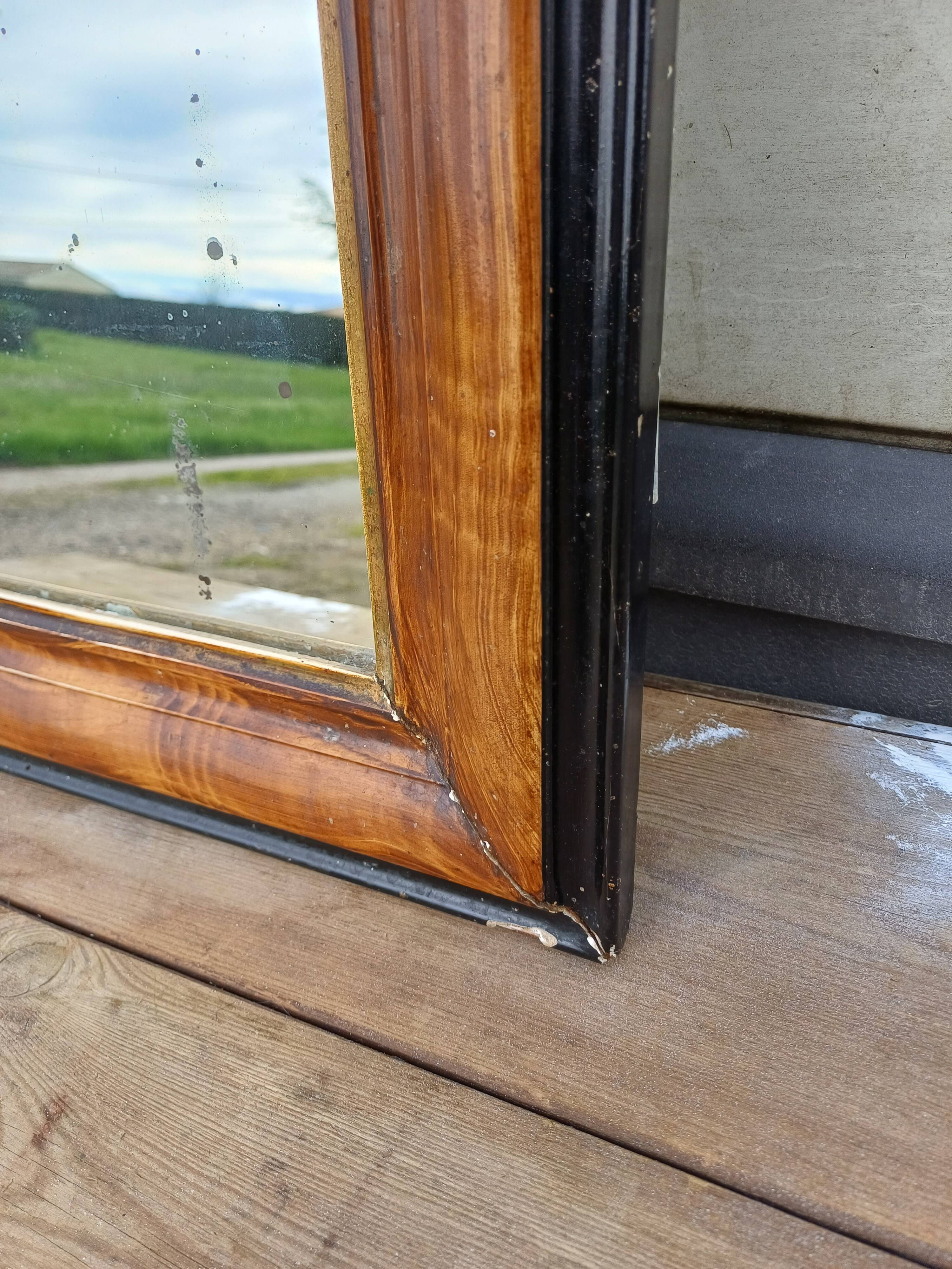 Wood Mirror and Stuk Brown and Black