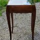 Vintage side table from the 30s/50s in beech and mirror top