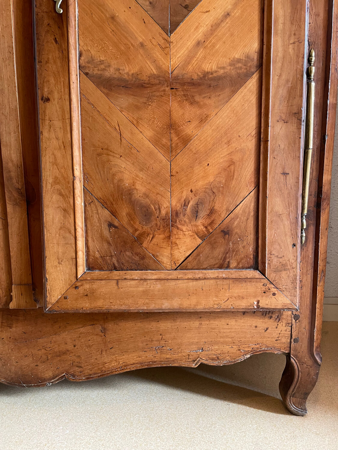 19th-century antique wardrobe