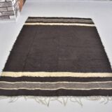 Vintage Anatolian Black Blanket Rug sku 1652