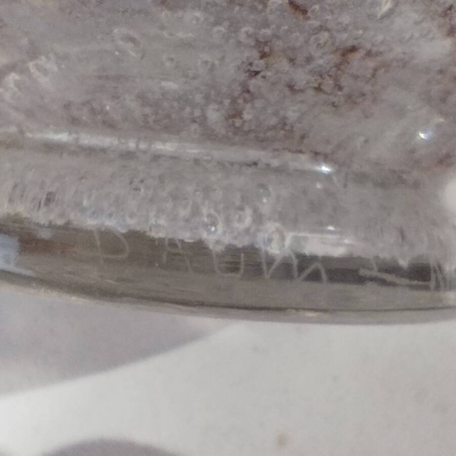 Baluster vase, Daum Nancy, Lorraine cross, vintage