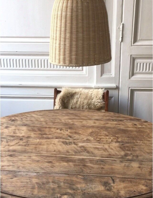 Solid wood table