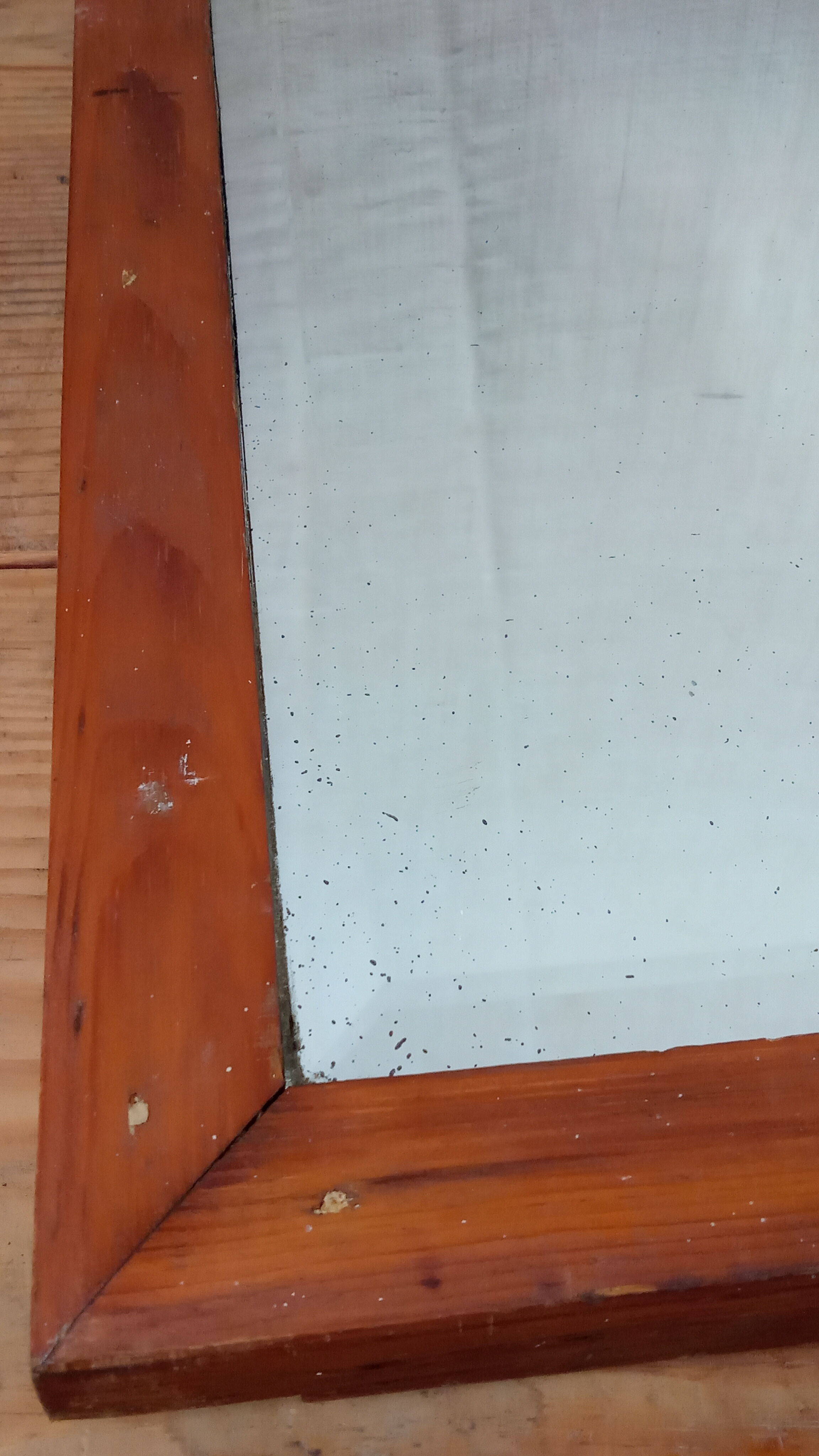 Miroir biseauté ancien 56×42 cm