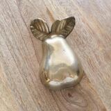 Vintage brass pear cup