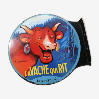 Plaque émaillée La vache qui rit