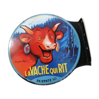 Plaque émaillée La vache qui rit