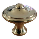 Polished brass furniture knobs