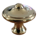 Polished brass furniture knobs