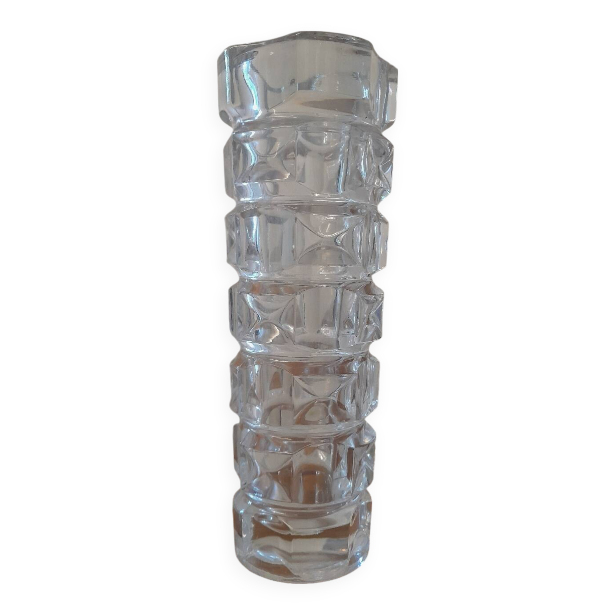 Vintage crystal vase