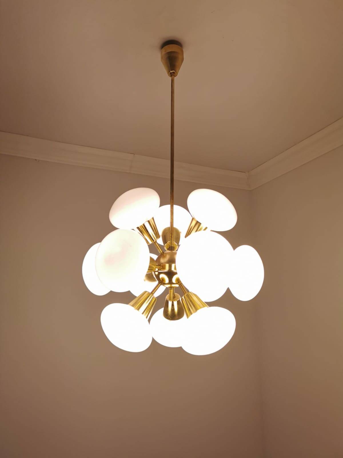 Sputnik Chandelier from Kamenický Šenov