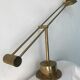 French brass pendulum lamp