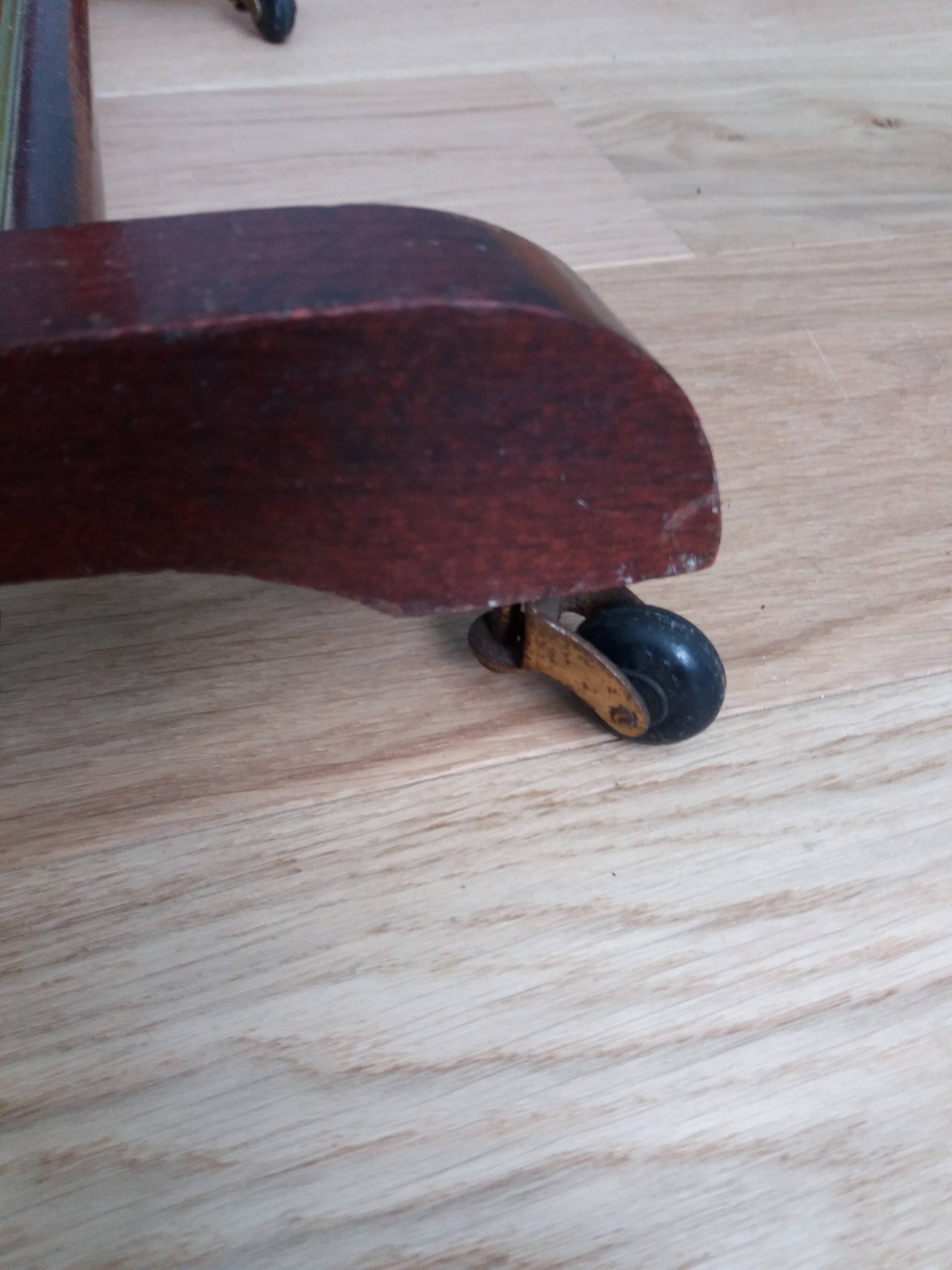 Night stand with two clothes racks