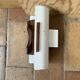 Plexiglas and metal wall lamp