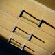 Desk 60's vintage modernist style, wood and steel