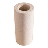 André vase in white concrete