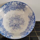 Salad bowl in iron earth Sarreguemines U & C model "Planter"