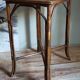 Table-desserte d'appoint en rotin ancienne