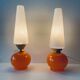 Paire de lampes de chevet vintage