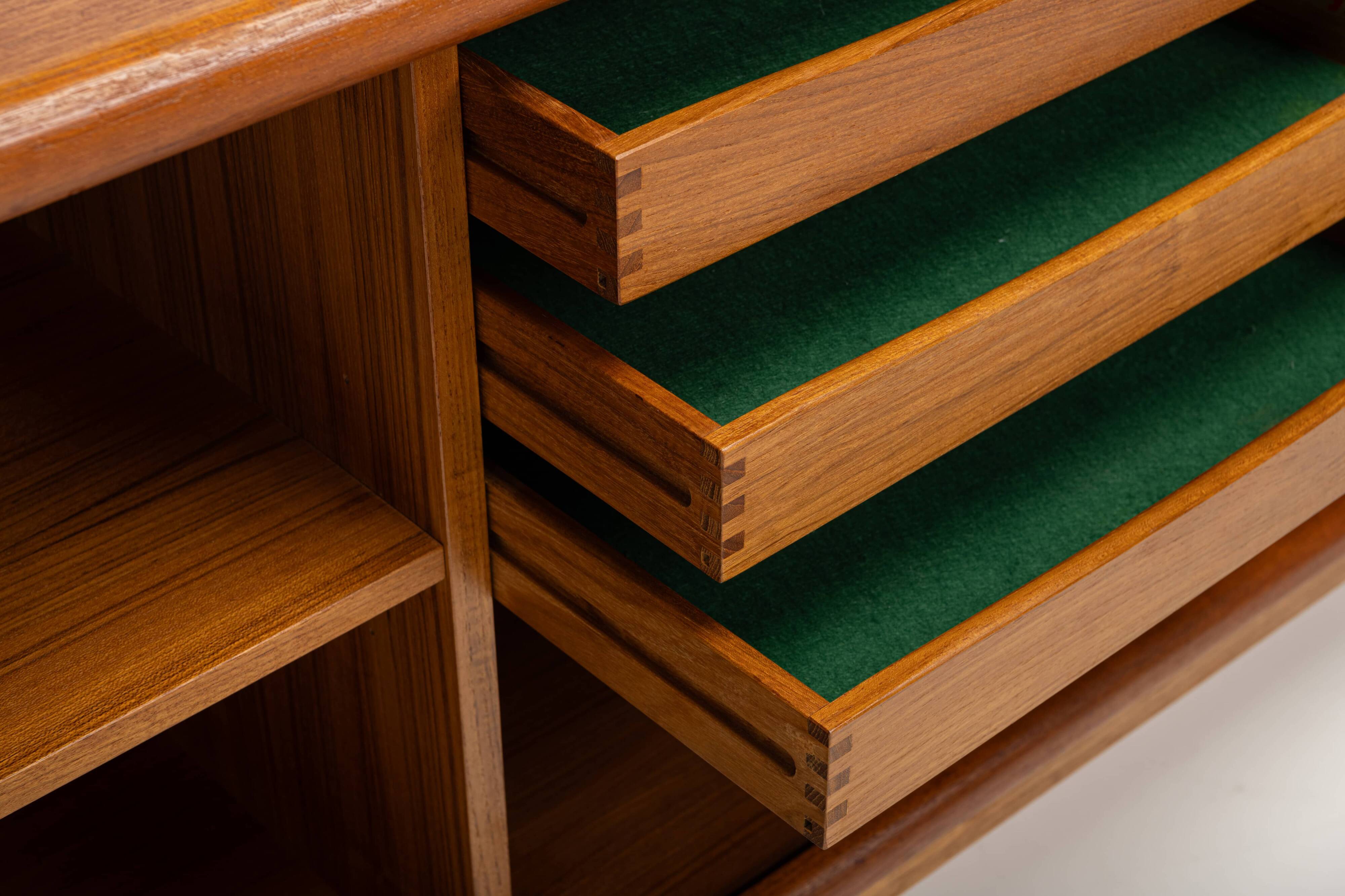 Tambour door sideboard by Dyrlund