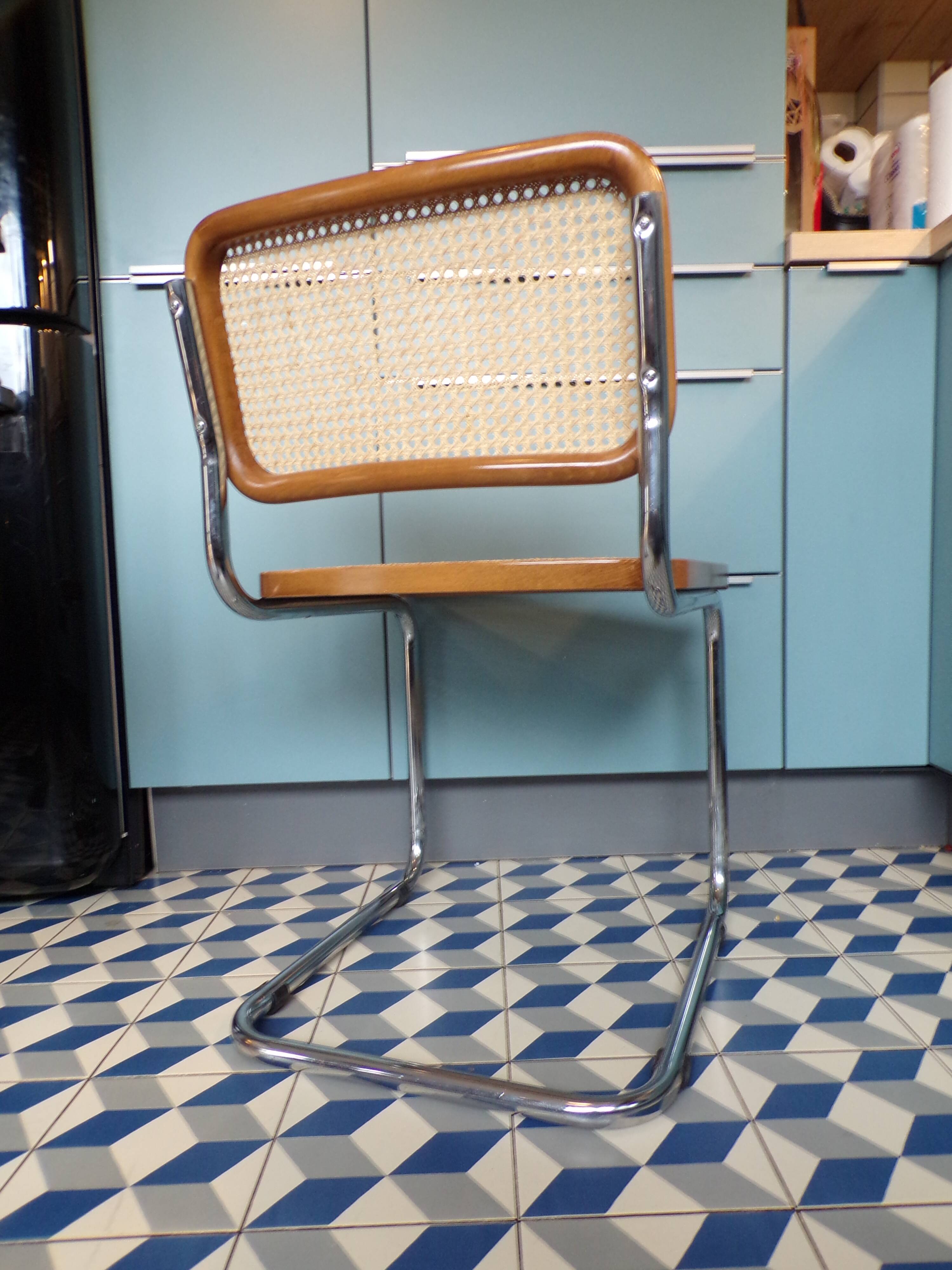 Cesca B32 Marcel Breuer cane chair