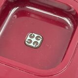 Space age red Ice Bucket, Guzzini Italy, ca. 1970s