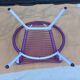 Children's armchair scoubidou purple white tube