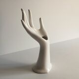 Hand vintage ceramic enamelled