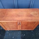 Low storage sideboard 2 doors iron base year 50 60