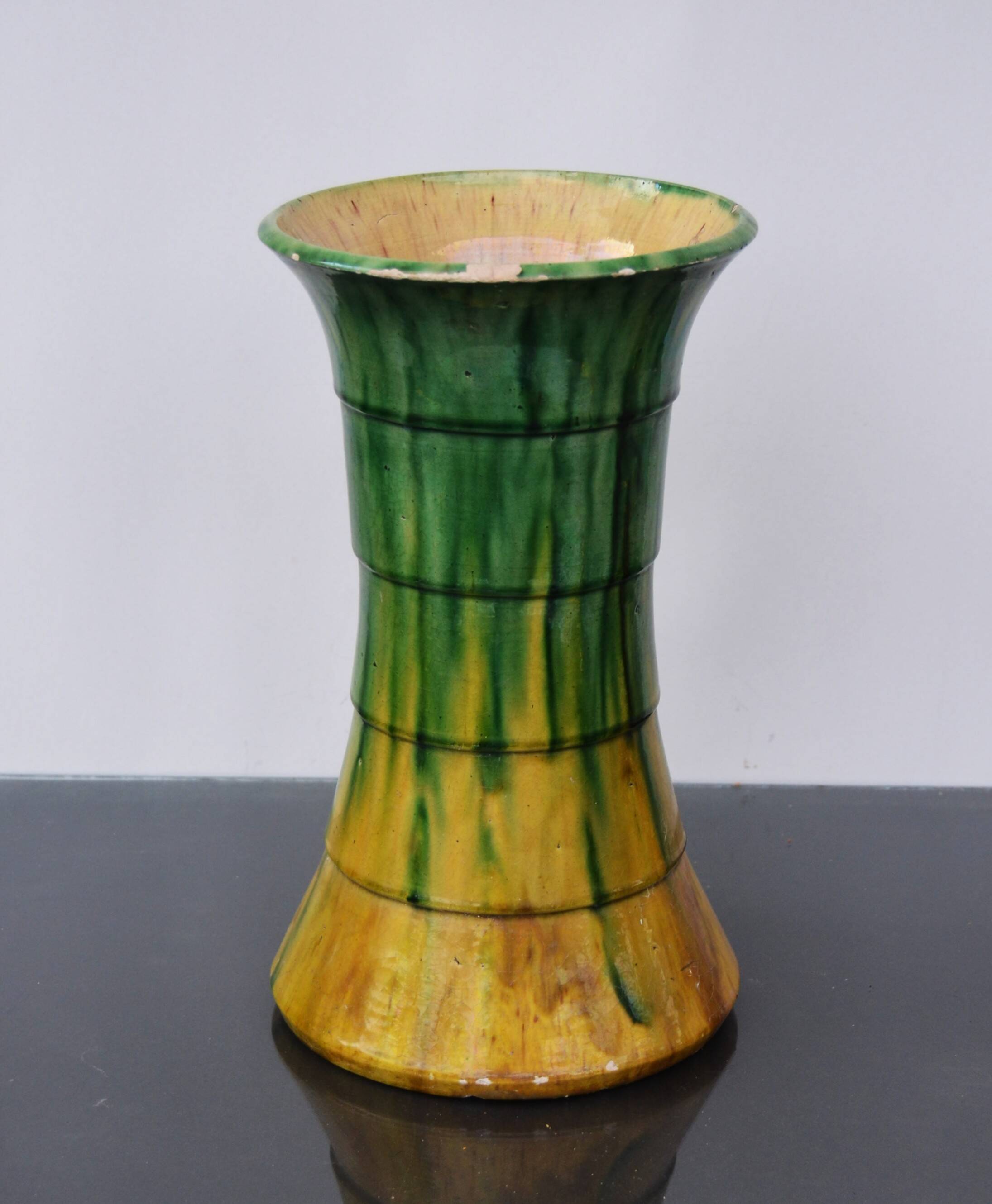 Vase made of glazed ceramic in the first quarter of the 20th century - Flemish - Belgium Thulin