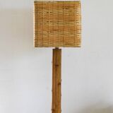Lampe de table en bambou bio style vintage