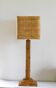 Lampe de table en bambou bio style vintage