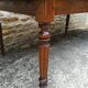 Oak farm table with two extensions