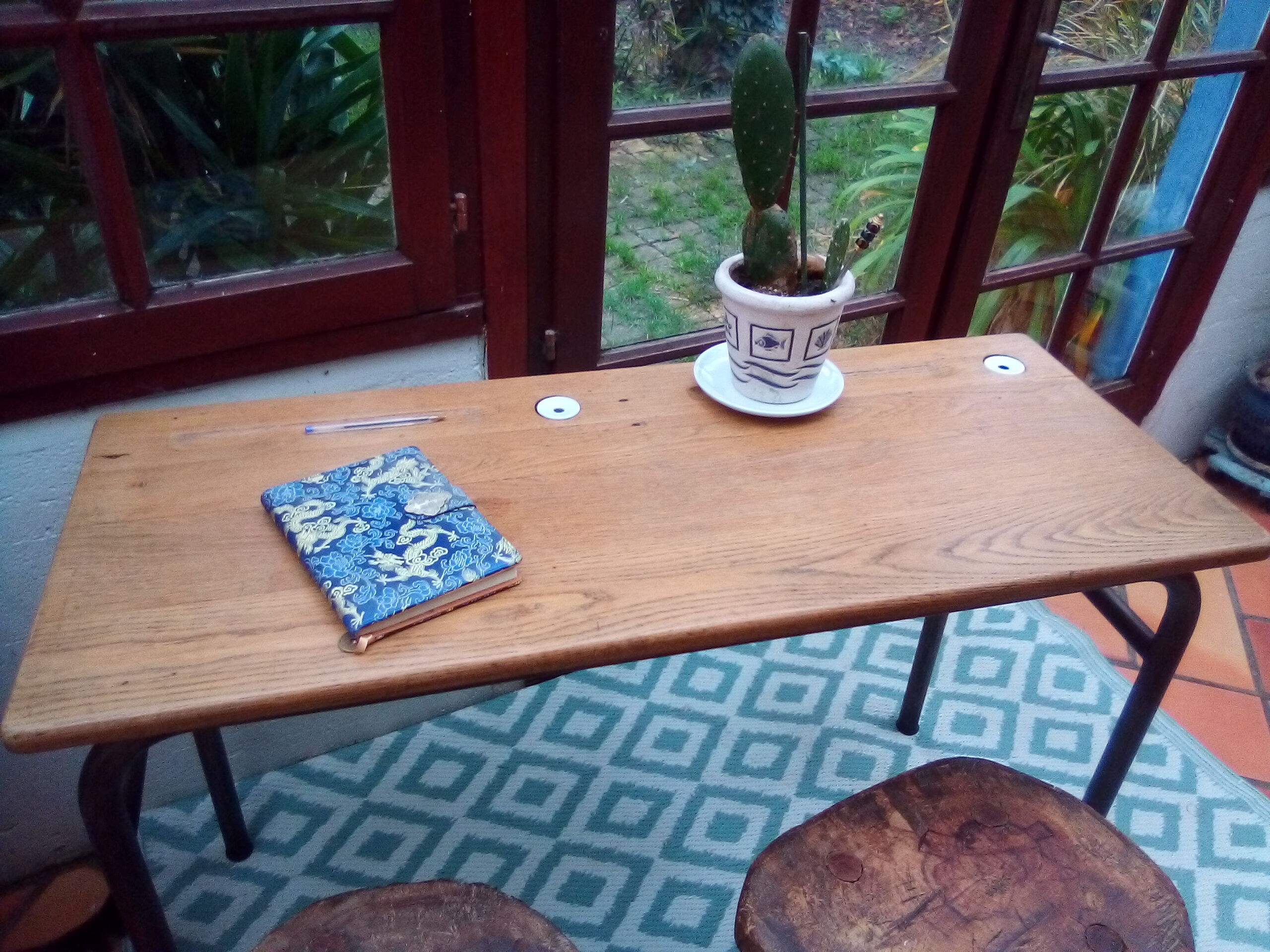 Double school boy desk