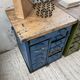 Meuble établi rangement militaire industriel vert