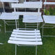 Old terrace bistro chairs