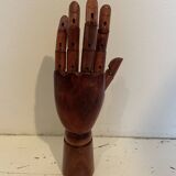Wooden articulated hand