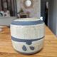 Vintage ceramic rakku pot vase signed