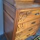 Commode coiffeuse art déco, meuble ancien vintage