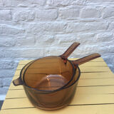 2 casseroles verre Vision