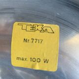 Pair of Space Age Teka wall lights, Germany in aluminum, Flush, Disc, 1960-70