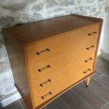 60s chest of drawers, compass feet