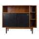 Vintage 1960s highboard sideboard in teak wood by italian design